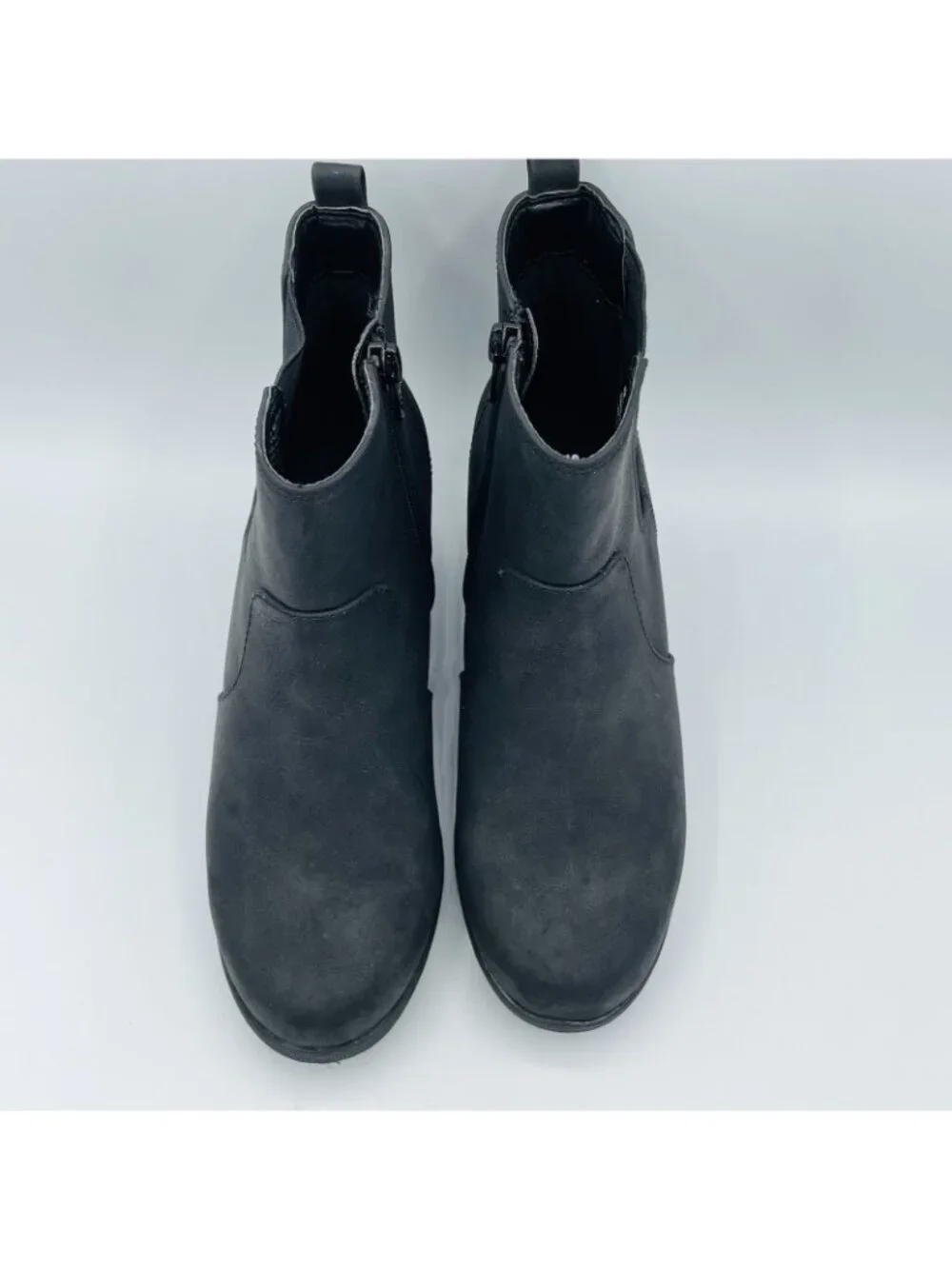 Sonoma Shoes Women's Size 6 M Black Hidden Wedge Heels Booties Boot Ortholite